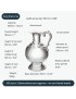 Grecian Wine Pewter Jug