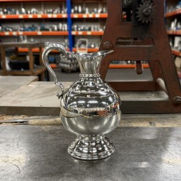 Grecian Wine Pewter Jug