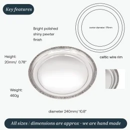Celtic Rim Tray Medium