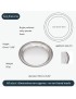 Gadroon Rim Pewter Tray Small