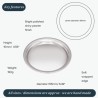 Round Pewter Tray Small