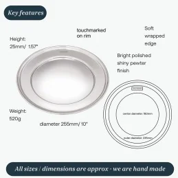 Plain Polished Plate Large