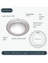 Plain Polished Pewter Plate Medium