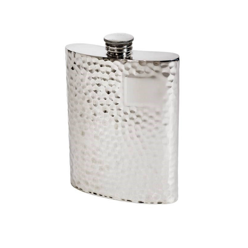 Hammered Kidney Flask 6oz