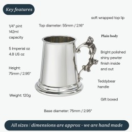 Teddy Bear Handle Baby Mug