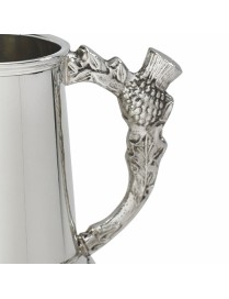 Thistle Handle Quarter Pint Pewter Mug