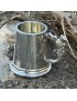 Thistle Handle Quarter Pint Pewter Mug