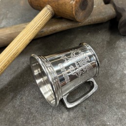 Welsh Dragon Quarter Pint Pewter Tankard