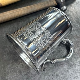 Celtic Dragon Pewter Tankard – Mythical Celtic Beer Mug