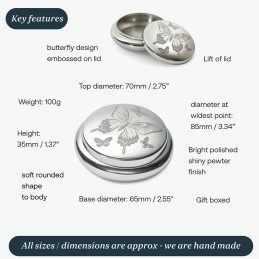 Butterfly Trinket Box