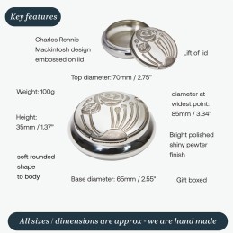 Charles Rennie Mackintosh Trinket Box