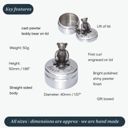 First Curl Trinket Box