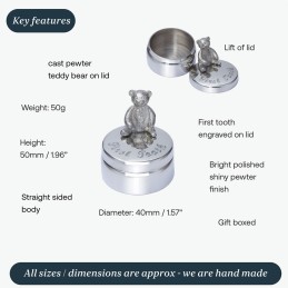 First Tooth Trinket Box