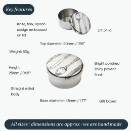 Knife Fork Spoon Small Trinket box