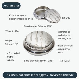Knife Fork Spoon Trinket Box