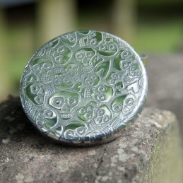 Love Skull Small Pewter Trinket Box