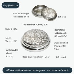 Love Skull Trinket Box