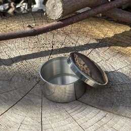 Plain Small Pewter Trinket Box