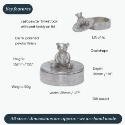 Teddy bear Trinket Box