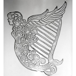 Harp Kidney Hip Flask