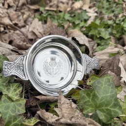 Thistle Pewter Quaich Medium