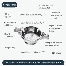 Thistle Quaich Small