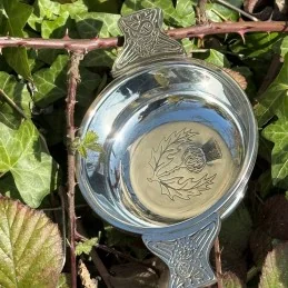 Thistle Pewter Quaich Standard