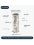 Acanthus Pattern Pewter Vase