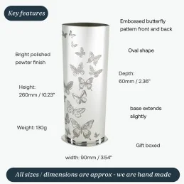 Butterfly Pattern Vase