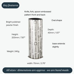 Knife Fork & Spoon Vase Medium
