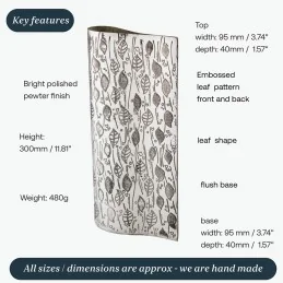 Leaf Shaped Vase