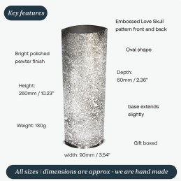 Love Skull Vase