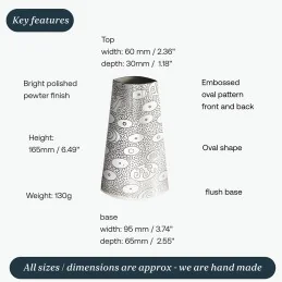 Ovals Bud Vase