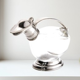Pewter & Glass Duck Decanter