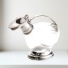 Pewter & Glass Duck Decanter