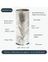 Peacock Pewter Vase Large