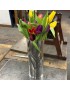 Peacock Pewter Vase Large