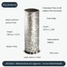 Tree of Life Pewter Vase Large