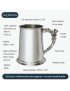 Thistle Handle Pewter Tankard