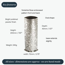 Yorkshire Rose Vase