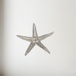 Baby Starfish Pewter Shell Ornament