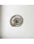 Flat Spiral Pewter Shell Ornament (L)