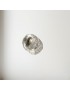 Flat Spiral Pewter Shell Ornament