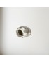 Flat Spiral Pewter Shell Ornament