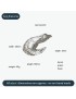 Prawn Pewter Ornament