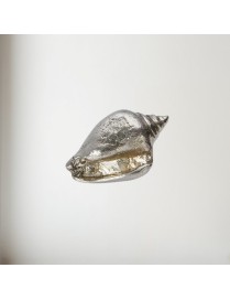 Sea Snail Pewter Shell Ornament (L)