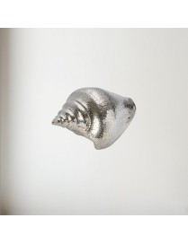 Sea Snail Pewter Shell Ornament (L)
