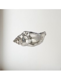 Sea Snail Pewter Shell Ornament (M)