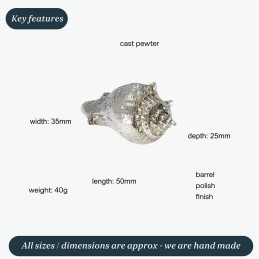 Spikey Sea Snail Ornament