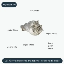 Spikey Sea Snail Ornament